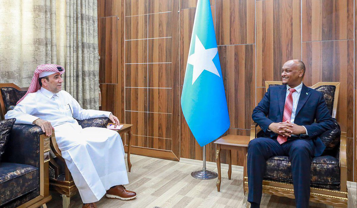 Deputy Prime Minister of Somalia Meets Qatar's Ambassador
